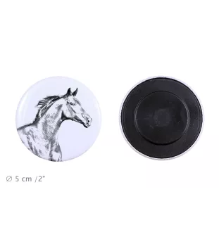 Zweibrücker - aimant avec cheval, empreinte exceptionnelle de cheval de la marque Art-Dog