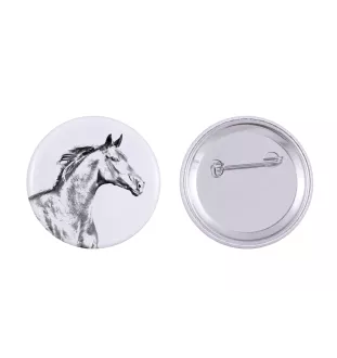 Zweibrücker - aimant avec cheval, empreinte exceptionnelle de cheval de la marque Art-Dog