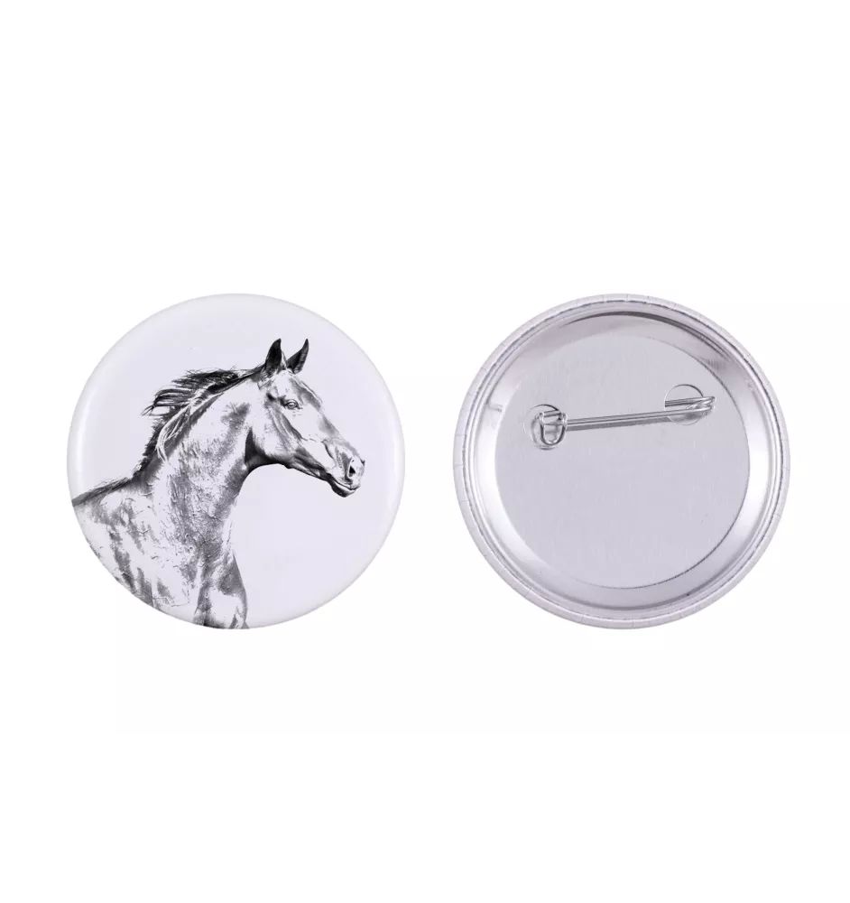 Zweibrücker - magnet with a horse, a unique imprint of the Art-Dog horse brand