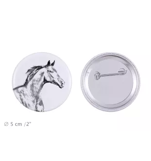 Zweibrücker - aimant avec cheval, empreinte exceptionnelle de cheval de la marque Art-Dog