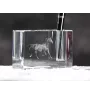 Zweibrücker - Porte-stylos, organiseur en cristal avec image d'un cheval, décoration de bureau unique par la marque Art-Dog