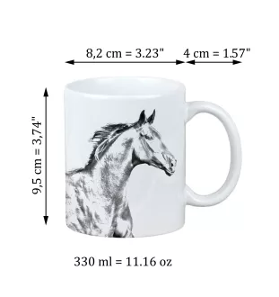 Zweibrücker - tasse avec un cheval, une tasse charmante avec une illustration, un cadeau avec votre photo de la marque Art-Dog