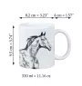 Zweibrücker - Becher mit Pferd, fröhlicher Becher für Hundefreunde, personalisiertes Geschenk der Marke Art-Dog