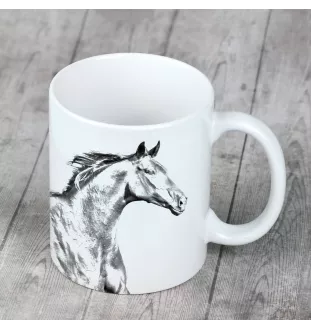 Zweibrücker - cup with a horse, a cheerful cup for a dog lover, a personalized gift from the Art-Dog brand