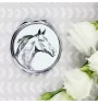Zweibrücker - miroir de poche avec cheval, miroir personnalisé pour sac à main, miroir compact avec impression de la marque Art-Dog