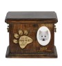 Finnish Lapphund, Finnish Lapponian Dog - urn for dog ashes, personalized urn with engraving, commemorative box for dog ashes by Art-Dog brand