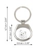 Chien finnois de Laponie, Suomenlapinkoira - porte-clés avec chien, porte-clés imprimé, breloque personnalisée de la marque Art-Dog