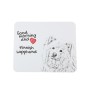 Finnish Lapphund, Finnish Lapponian Dog - mouse pad with print, personalized dog-themed mouse pad, unique gadget for an office worker by Art-Dog brand