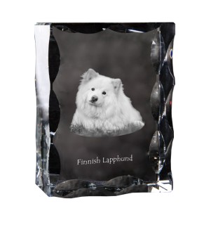 Fiński lapphund ramka kryształowa z psem Art-Dog
