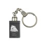 Finnish Lapphund, Finnish Lapponian Dog - Crystal key ring with dog photo, illuminated key ring, unique gift by Art-Dog brand