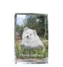 Finnish Lapphund, Finnish Lapponian Dog - crystal with a picture of a dog, photo in glass, modern exhibition of Art-Dog brand photo