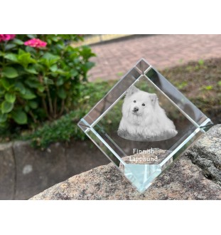 Fiński lapphund kostka kryształowa z psem Art-Dog
