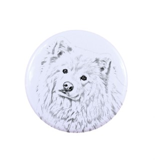 Finnish Lapphund, Finnish Lapponian Dog - women's jewelry with a dog portrait, handmade product, possibility to add your own photo, Art-Dog brand