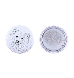 Finnish Lapphund, Finnish Lapponian Dog - pin with your dog, add your own photo, Art-Dog brand