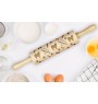 Finnish Lapphund, Finnish Lapponian Dog - rolling pin with a dog, decorating cookies with a rolling pin in patterns, a gift for the ceramicist of the Art-Dog brand