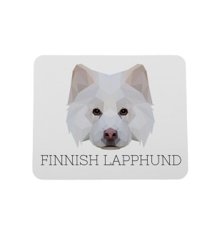 Fiński lapphund podkładka geometryczny Art-Dog