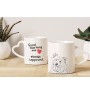 Chien finnois de Laponie, Suomenlapinkoira - tasse avec chien, une tasse adorable avec une anse en forme de cœur, un cadeau universel de la marque Art-Dog