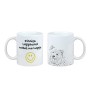 Finnischer Lapphund, Suomenlapinkoira, Lapinkoira - Tasse mit Hund, fröhliche Tasse für Hundeliebhaber, personalisiertes Geschenk der Marke Art-Dog