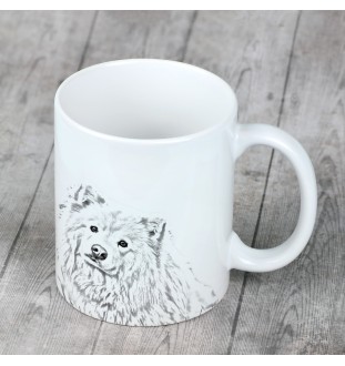 Finnish Lapphund, Finnish Lapponian Dog - cup with a dog, cheerful cup for a dog lover, personalized gift from the Art-Dog brand
