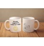 Finnish Lapphund, Finnish Lapponian Dog - cup with a dog, cheerful cup for a dog lover, personalized gift from the Art-Dog brand