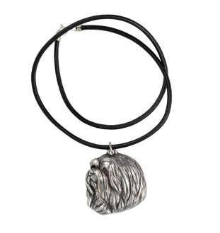 Havaneser, Bichon Havanais, Bichón Habanero - Halskette mit Hund, versilberter Anhänger für Hundefans, einzigartiger Schmuck der Marke Art-Dog