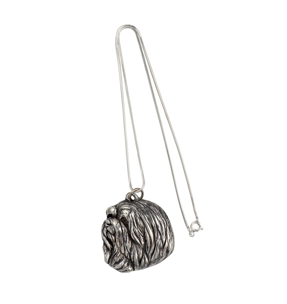 Havanese, Havanese Cuban Bichon, Bichón Havanés - Dog necklace, unique jewellery for the dog fan, unique adder pendant by Art-Dog brand