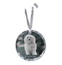 Havanese, Havanese Cuban Bichon, Bichón Havanés - crystal bauble with a photo, dog photo in crystal, personalized Christmas tree ornament by Art-Dog brand