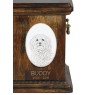 Havanese, Havanese Cuban Bichon, Bichón Havanés - commemorative plaque with a photo of a dog, tombstone with a print, personalized oval plaque from the Art-Dog brand