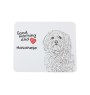 Havaneser, Bichon Havanais, Bichón Habanero - Mauspad mit Druck, personalisiertes Mauspad mit Hund, einzigartiges Gadget für Büroangestellte von Art-Dog.