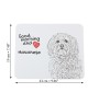 Havaneser, Bichon Havanais, Bichón Habanero - Mauspad mit Druck, personalisiertes Mauspad mit Hund, einzigartiges Gadget für Büroangestellte von Art-Dog.
