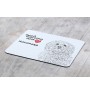 Bichon havanais - tapis de souris personnalisé avec impression, tapis de souris personnalisé avec chien, accessoire unique pour employé de bureau de la marque Art-Dog