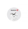 Havaneser, Bichon Havanais, Bichón Habanero - Wanduhr mit Hund, Regal Uhr mit Druck, personalisierte Hausdekoration von Art-Dog.