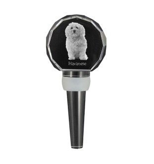 Hawańczyk grubszy stopper do wina z psem Art-Dog