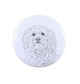 Havanese, Havanese Cuban Bichon, Bichón Havanés - women's jewelry with a dog portrait, handmade product, possibility to add your own photo, Art-Dog brand