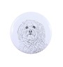 Havanese, Havanese Cuban Bichon, Bichón Havanés - pin with your dog, add your own photo, Art-Dog brand