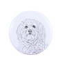 Havanese, Havanese Cuban Bichon, Bichón Havanés - pin with your dog, add your own photo, Art-Dog brand