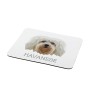 Havanese, Havanese Cuban Bichon, Bichón Havanés - geometric mouse pad with a picture and text by Art-Dog