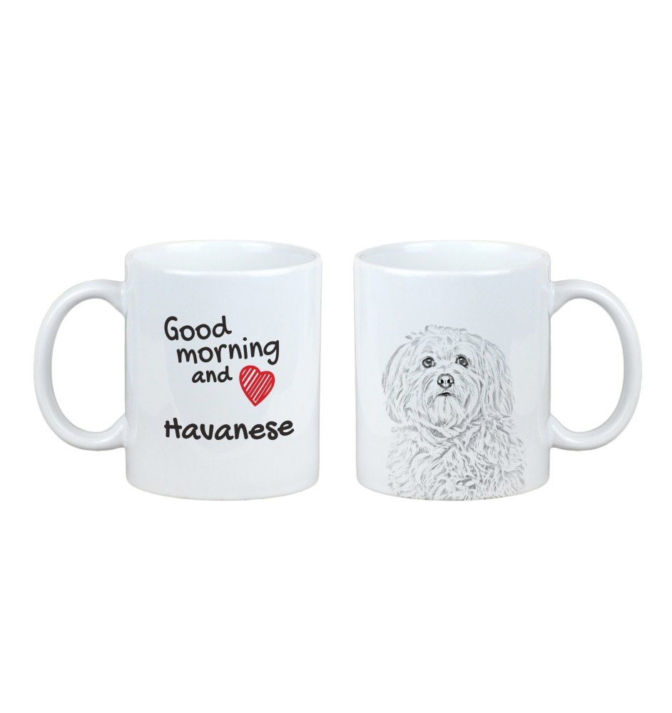 Havaneser, Bichon Havanais, Bichón Habanero - Tasse mit Hund, Tasse mit Bild, personalisiertes Geschenk der Marke Art-Dog