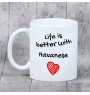 Havanese, Havanese Cuban Bichon, Bichón Havanés - cup with a dog, cup with a photo, personalized gift from the Art-Dog brand