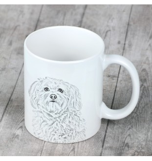 Bichon havanais - tasse avec chien, une tasse joyeuse pour les amoureux des chiens, un cadeau personnalisé de la marque Art-Dog