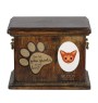 Abyssinian - urn for cat ashes, personalized urn with engraving, commemorative box for cat ashes by Art-Dog brand