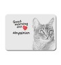 Abyssinian - mouse pad with print, personalized cat pad, unique gadget for an office worker from the Art-Dog brand