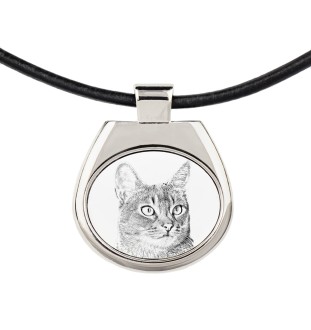 Abyssin - collier avec un chat, pendentif personnalisé avec une photo, collier unique pour hommes et femmes de la marque Art-Dog