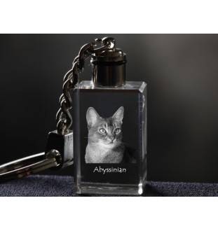 Abisyński brelok szescienny z kotem Art-Dog