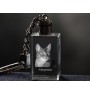 Abyssinian - Crystal pendant with cat photo, illuminated pendant, unique gift by Art-Dog brand