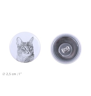 Abyssin - boucles d'oreilles avec votre chat bien-aimé, photo personnelle, accessoire parfait pour les amoureux des chats de la marque Art.-Dog