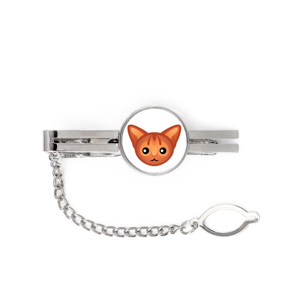 Abyssinian - elegant metal keychain as a gift from Art-Dog brand