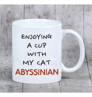 Abyssinian - mug with graphics and the logo of the Art-Dog brand