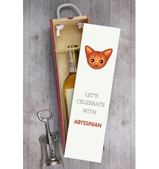 Abyssinian - wine box with graphics and the brand name Art-Dog