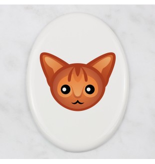 Abisyński płyta nagrobna z kotem Art-Dog